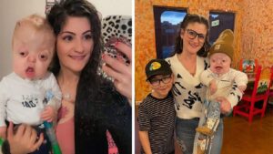 Giovane mamma difende il figlio malato dai terribili commenti in rete