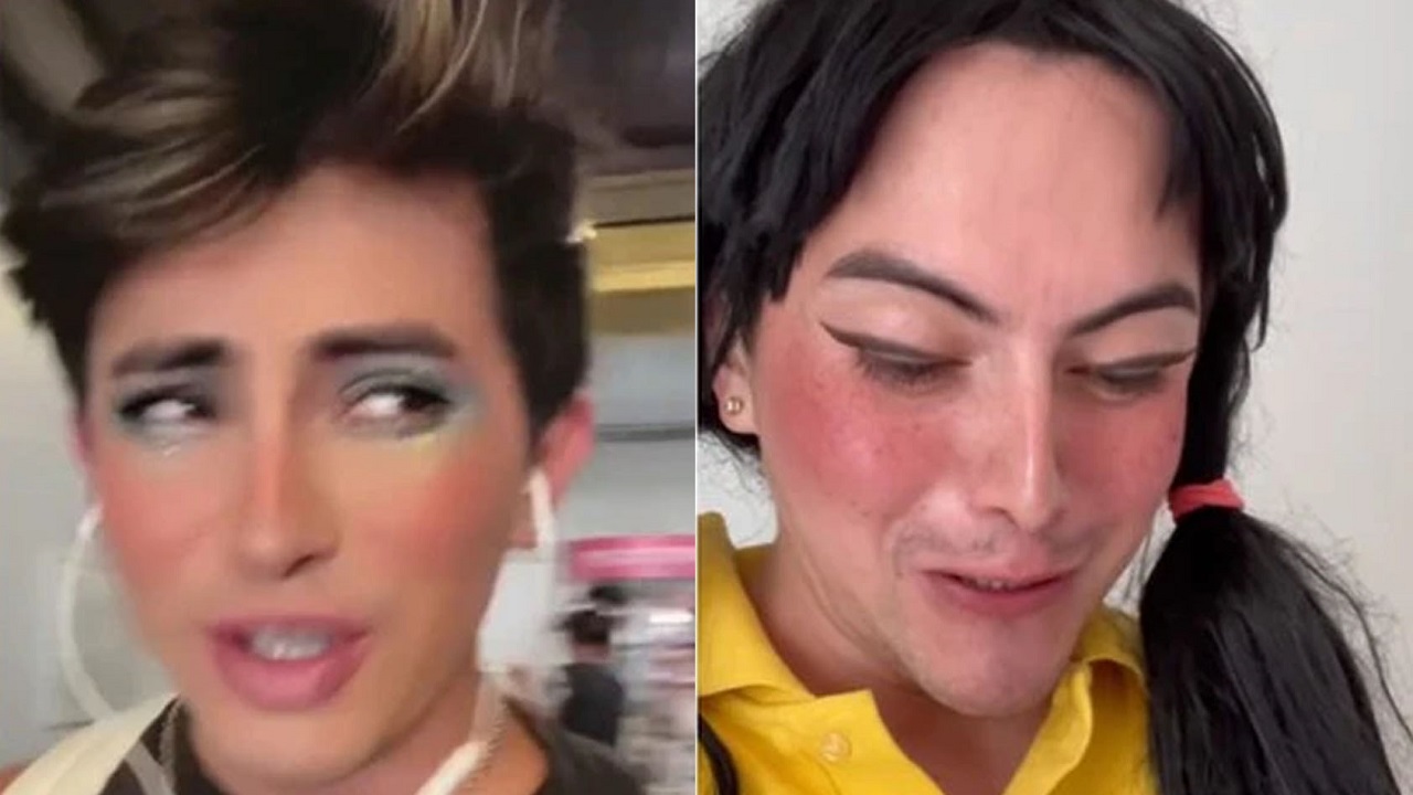 Ragazzo ha la passione per il trucco