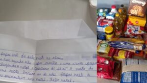 Scrive una lettera per chiedere del cibo a Babbo Natale: i vicini realizzano il suo desiderio