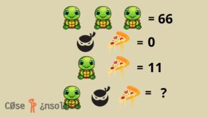 Se riesci a risolvere l’enigma matematico delle tartarughe ninja 20 secondi hai una mente geniale