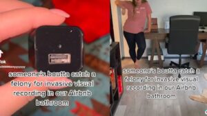 Affitta un appartamento con Airbnb ma scopre una telecamera nascosta nel bagno (VIDEO)