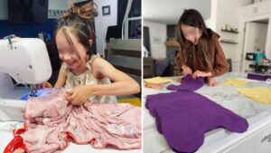 Una bambina di 9 anni crea i suoi outfit personalizzati e il suo talento sconvolge gli stilisti di tutto il mondo