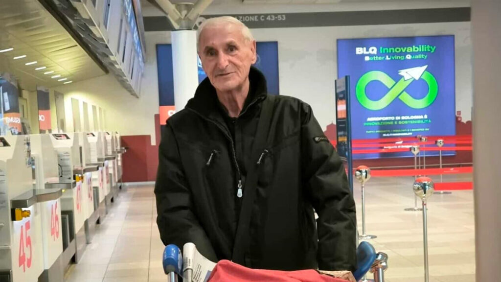  la storia dell'anziano Arnaldo abitante dell'aeroporto