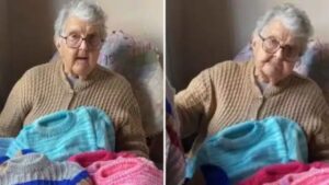 Nonna novantenne conquista il web realizzando cappotti da donare ai bambini poveri: la sua storia è incredibile