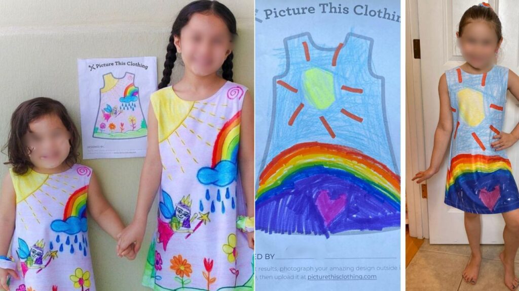 Azienda di moda consente ai bambini di creare i loro abiti